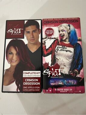 2x Splat Rebellious Colors Crimson Obsession Hair Dye